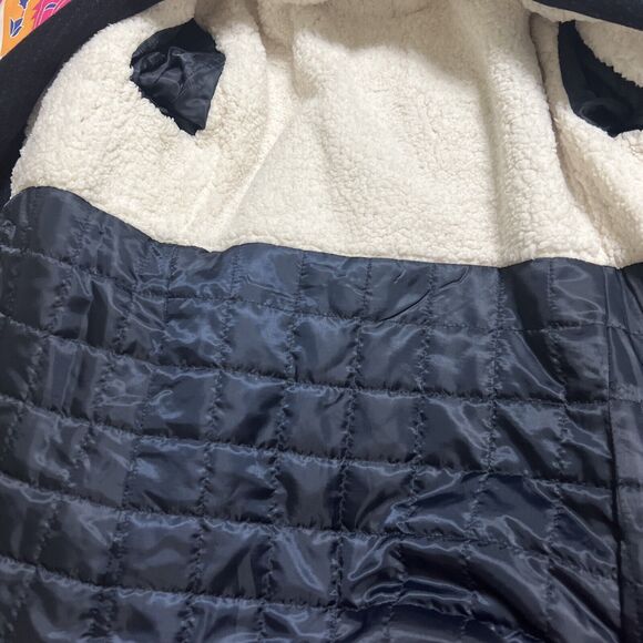 TALLIA Navy Wool Blend Coat Young Men's Size M 12-14 . MSRP $195. NWT - Picture 9 of 12